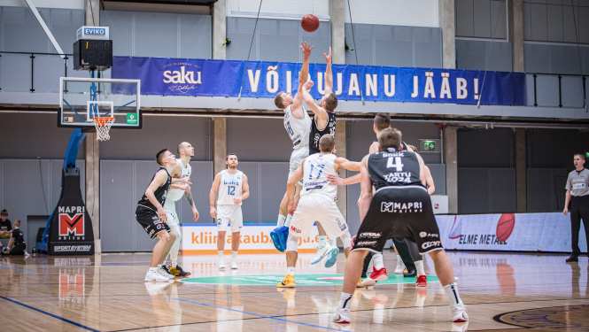 BK “Ogre” pārspēj "Tartu Ülikool"