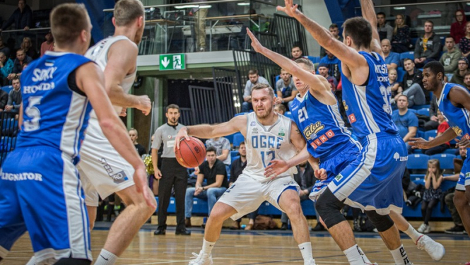 BK "Ogre" pagarinājumā pārspēj Tallinas "Kalev/Cramo"