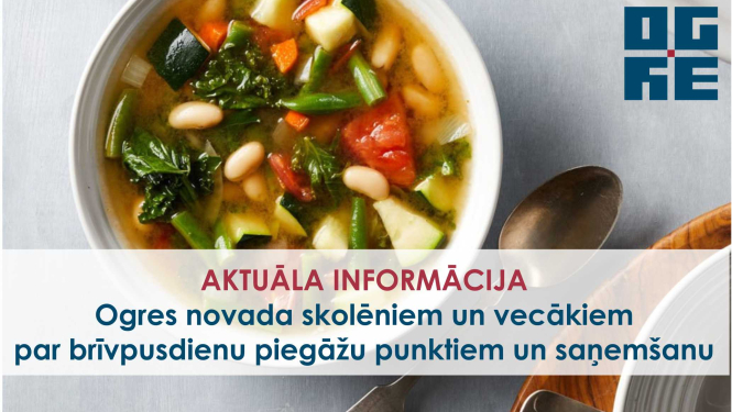 Aktuālā informācija par skolēnu pusdienu saņemšanu