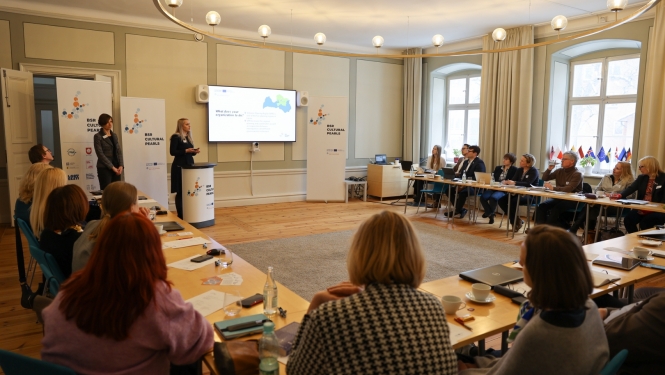 Foto no projekta "Baltijas jūras reģiona kultūras pērles noturīgākām pilsētām un reģioniem" uzsākšanas sanāksmes
