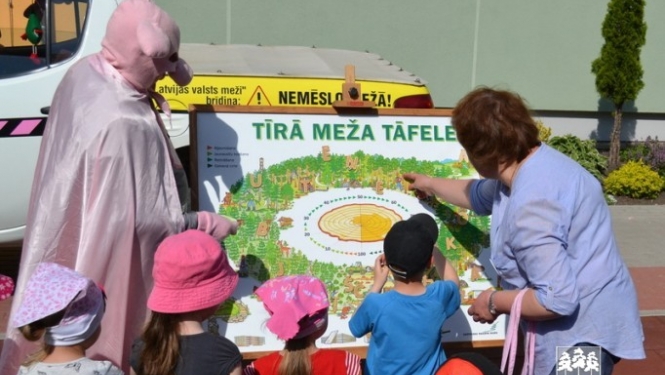 PII “Zelta sietiņš” viesojas Cūkmens
