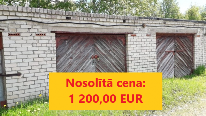Noslēgusies izsole garažai Nr.71 Jumpravā