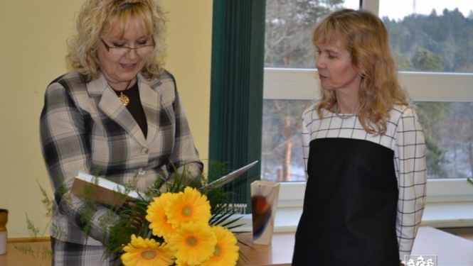 Skolotāja Inese Orbidāne atzīmē dzīves jubileju