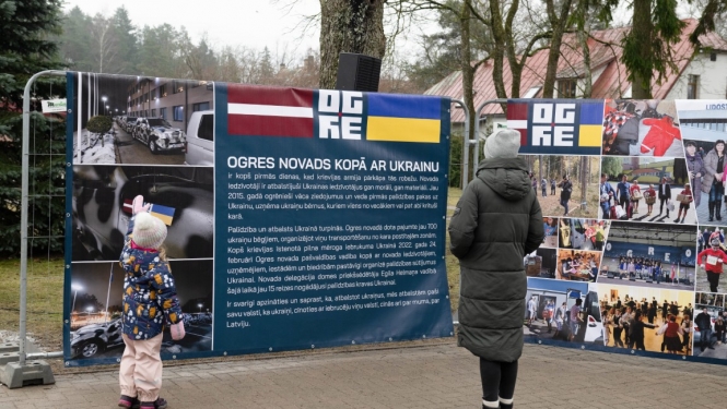 Izstāde Ogres novads kopā ar Ukrainu