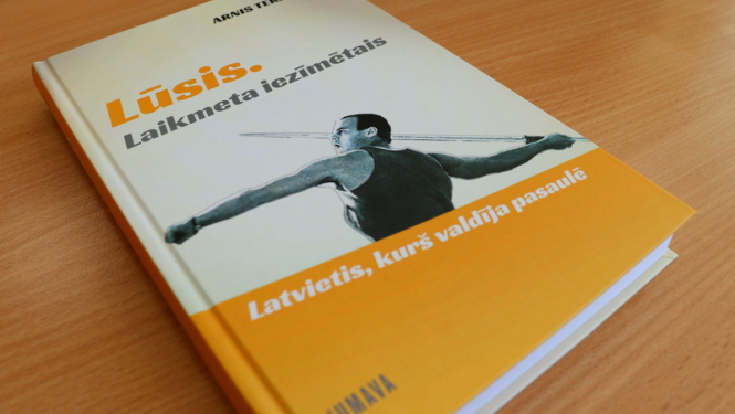 Ogrē prezentēs grāmatu par šķēpmetēju Jāni Lūsi