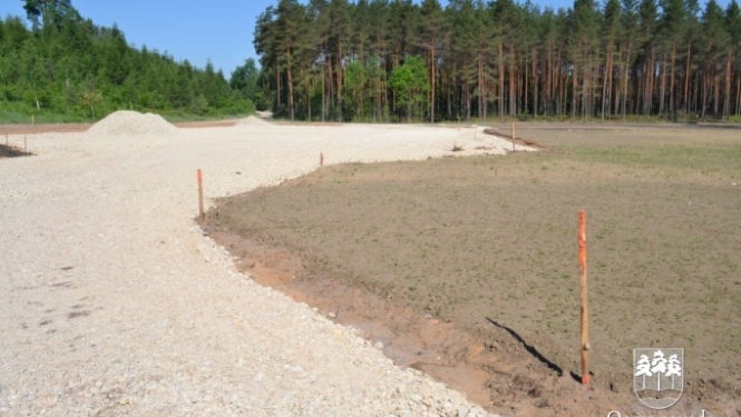 Jaunās kapsētas izbūves darbi