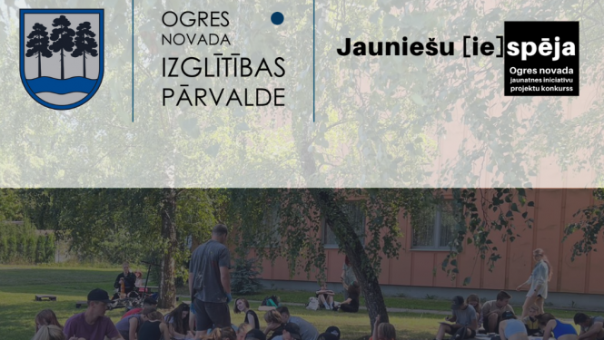 Ogres novada jauniešu projektu apstiprināšanas vizuālis