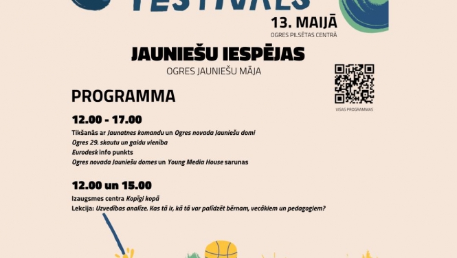 Festivāla programma Jauniešu iespējas