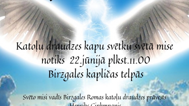 Katoļu kapu draudzes kapusvētki Birzgalē 22.06.2024