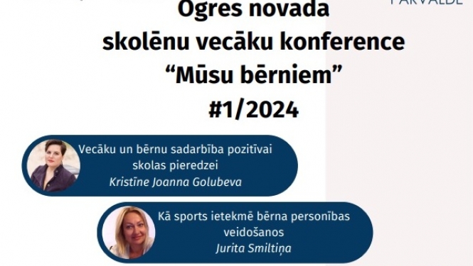 Konference mūsu bērniem plakāts 22.02.2024.