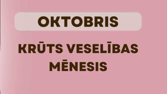 Oktobirs Krūts veselības mēnesis