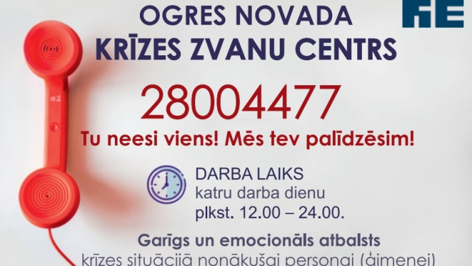 Krīzes zvanu centrs darbosies līdz 31. oktobrim