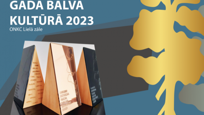 Ogres novada GADA BALVA KULTŪRĀ 2023 plakāts 01.03.2024.