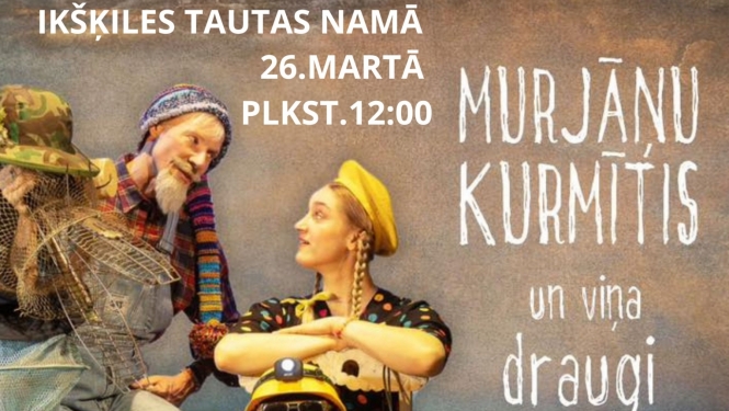 Teātra izrāde ģimenei “Murjāņu kurmītis un viņa draugi”