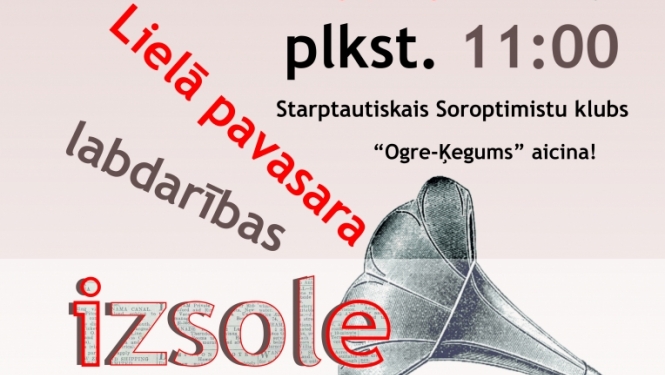 Lielā pavasara labdarības izsole