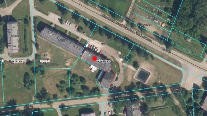 Daudzdzīvokļu dzīvojamās mājas “Liepas 4” novietojums zemes vienībā ar kadastra apzīmējumu 7480 004 1145