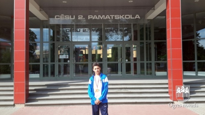 Maksims Melikovs Latvijas Jaunatnes vasaras olimpiādē izcīnījis 2. vietu