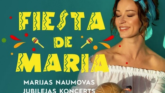 Marijas Naumovas koncerts Fiesta de Maria, plakāts
