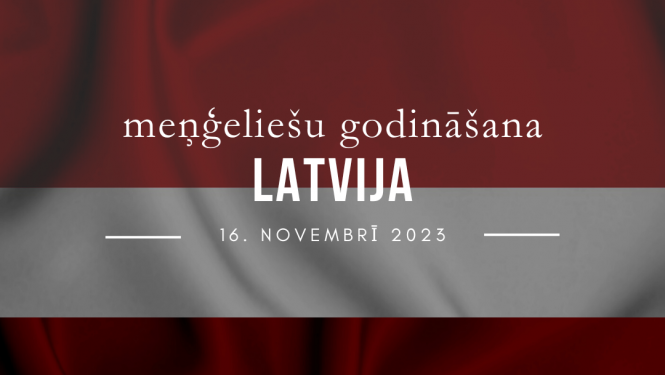 Meņģeliešu godināšana 16.11.2023. plakāts