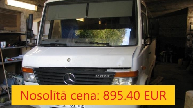 Balts MERCEDES BENZ VARIO 814 ar valsts numuru HJ-9712 izsoles rezultāti