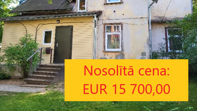 Nekustamā īpašuma Meža prospektā 3-2, Ogrē, Ogres novadā izsoles rezultāts 2023.