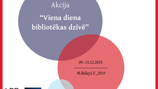 Ogres bibliotēka piedalās akcijā “Viena diena bibliotēkas dzīvē”