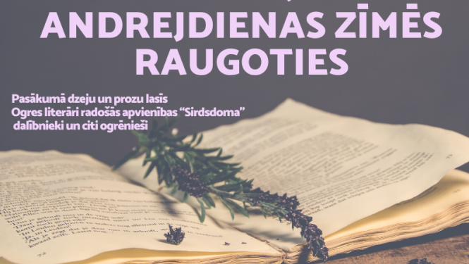 Radošo darbu lasījumi 28. novembrī Ogres bibliotēkā