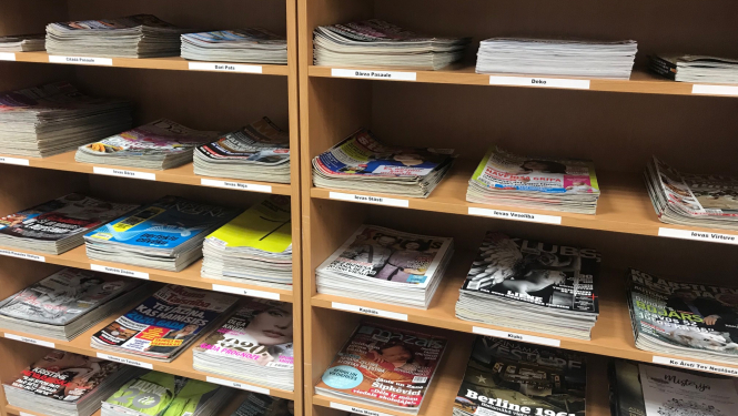 OCB pieejams plašs periodisko izdevumu klāsts
