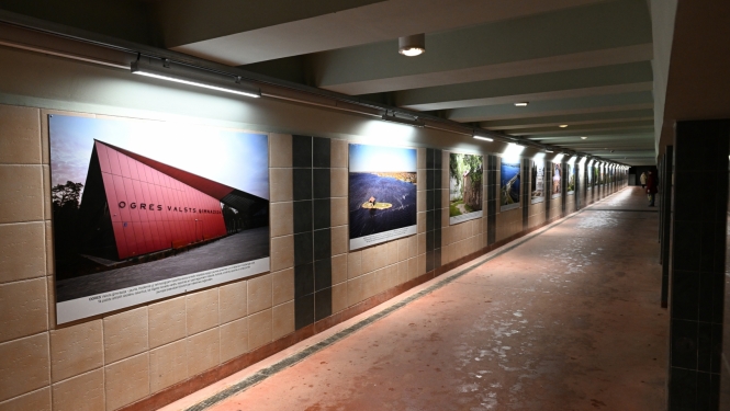 Fotoattļēli Ogres tunelī 03.12.2023.