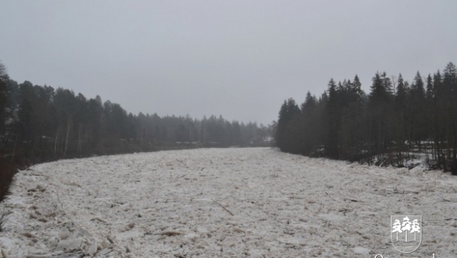 Ogres upe 2013.gada 4.janvārī