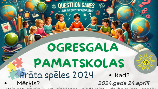 "Ogresgala pamatskolas Prāta spēlēs 2024" 24.04.2024.