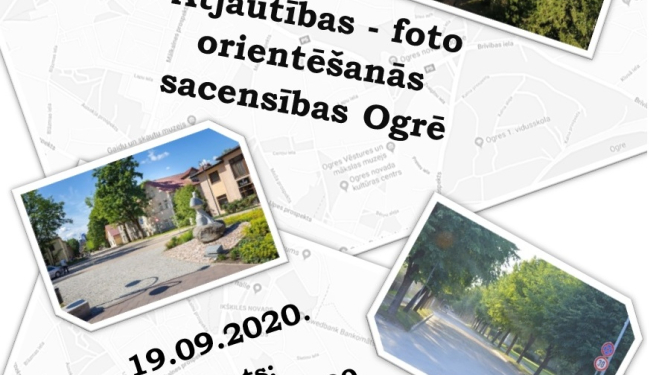 Atjautības-foto orientēšanās Ogres pilsētā