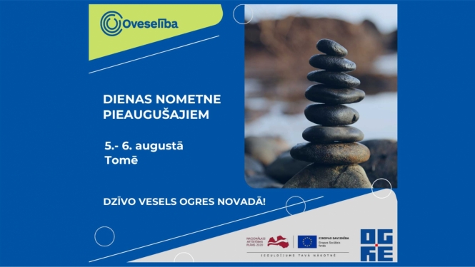 Tomē notiks dienas nometne pieaugušajiem par labsajūtu un veselību
