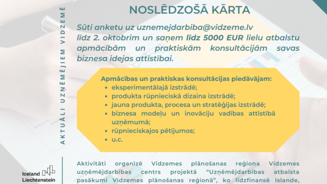 Biznesa ideju pieteikšana