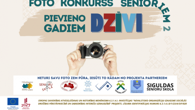 Fotokonkurss “Pievieno gadiem dzīvi” 09.2024.