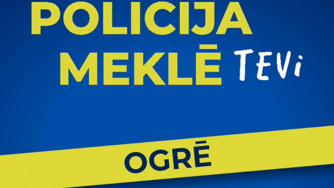 Afiša akcijai studēt par policistu - Policija meklē Tevi