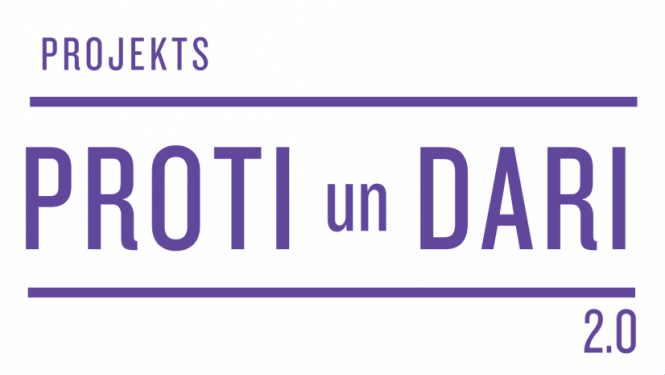 Projekta "Proti un Dari 2.0" Ogres logo