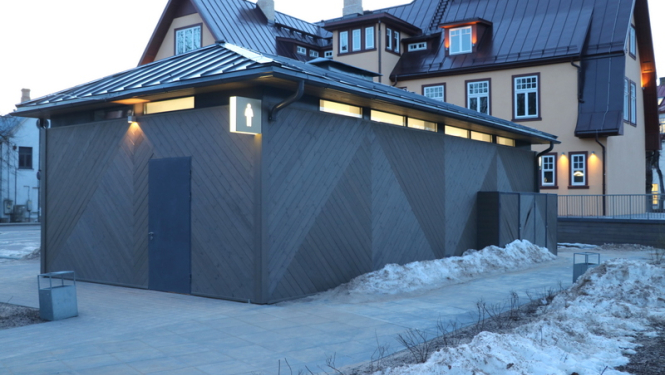 Sabiedriskā tualete Ogres centrā ir slēgta