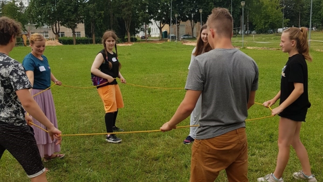 Projekta "Pumpurs" nodarbības Jaunogres vidusskolā