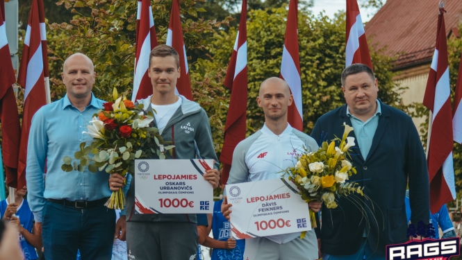 Ogres zelta olimpiešu godināšana