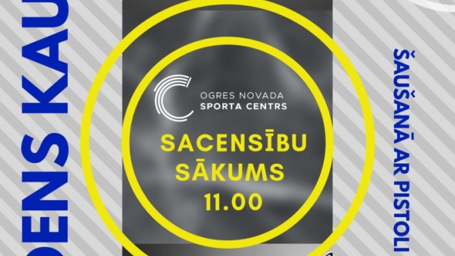 5. oktobrī ar “Rudens kausu” atklās šaušanas sacensību sezonu