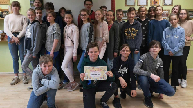 Ogres sākumskolas 6.b klasei 2. vieta animācijas filmu konkursā