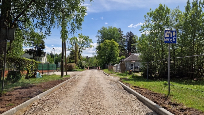Saules prospekta Ogre pārbūve 18.05.2023.