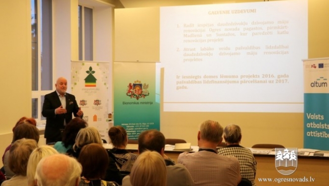 Izglīto par iespējām realizēt dzīvojamo māju siltināšanu