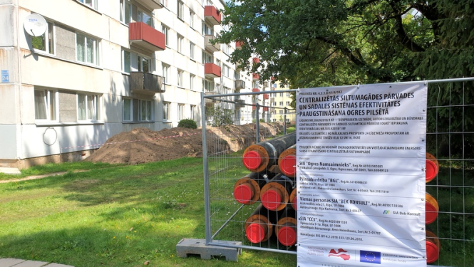 Ogrē tiek paaugstināta siltumapgādes efektivitāte