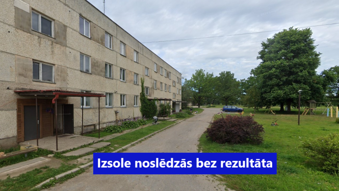 Bez rezultāta noslēgusies izsole Lauberē, Skolas ielā 11-14