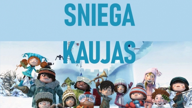 Animācijas filma Sniega kaujas Ogresgals 14.12.2023.