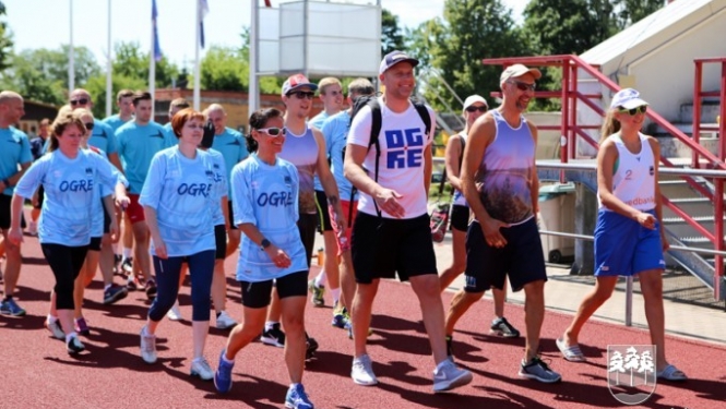 Ogres novada pašvaldības darbinieku pirmās Sporta spēles
