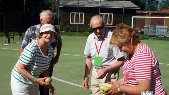 Aizvadīti Ogres pensionāru biedrības sporta svētki