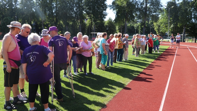 Aizritējusi Ogres invalīdu biedrības rīkotā sporta diena